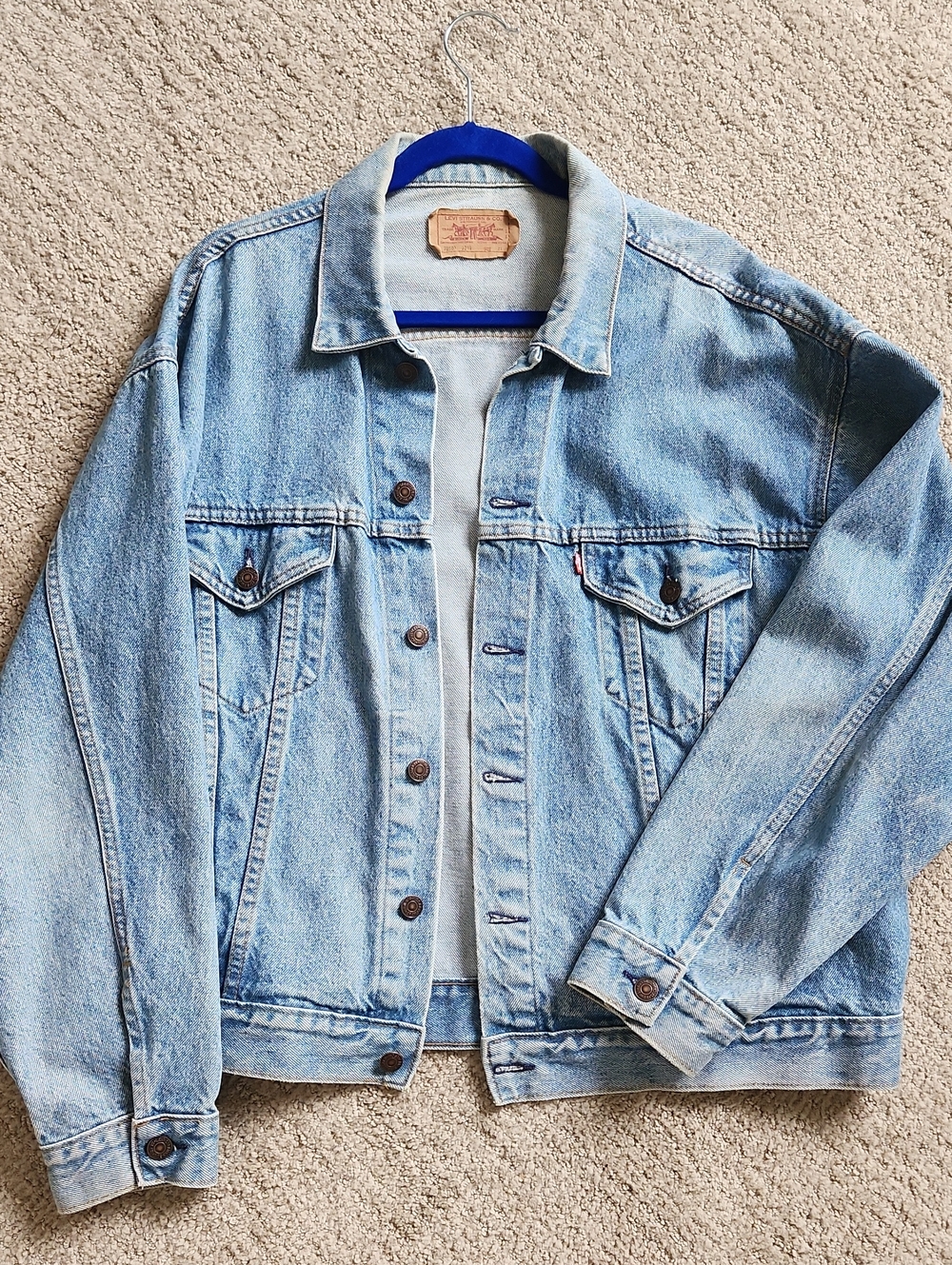 1980s Levi Blue Denim Jacket
